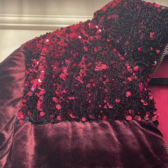 Vera Sequined Velvet Puffer Jacket - Picture 6 of 8